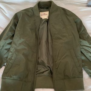 Men’s Green Hollister Bomber Jacket